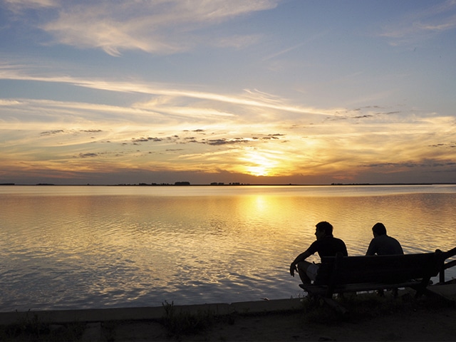 Entre os departamentos de Tacuarembó e Durazno, a represa de San Gregorio de Polanco sempre reserva belas paisagens (Foto: Zizo Asnis)