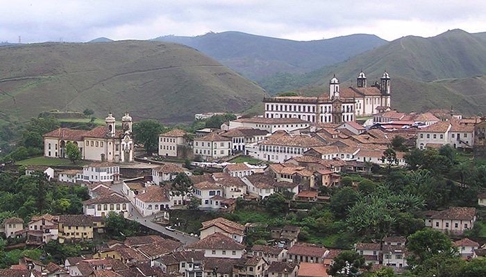 Vista de Ouro Preto | Foto por Wikimedia Commons