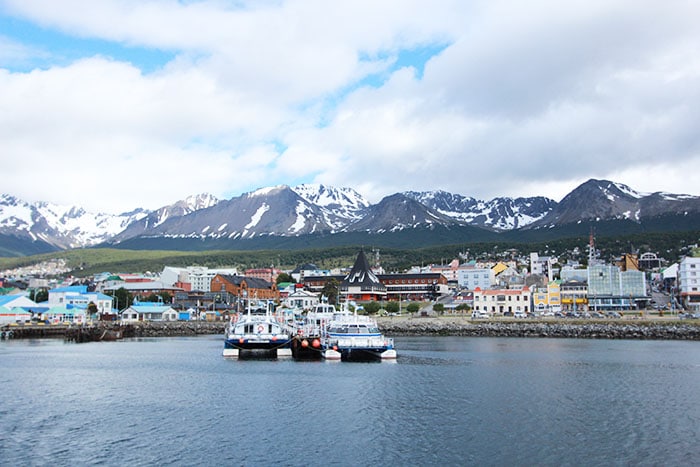 Ushuaia vista do barco | Foto por Bruna Cazzaloto