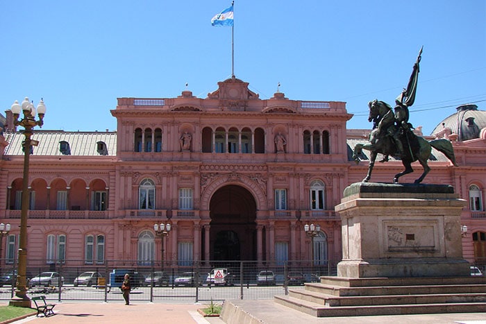 Casa Rosada, sede do governo argentino | Foto arquivo O Viajante