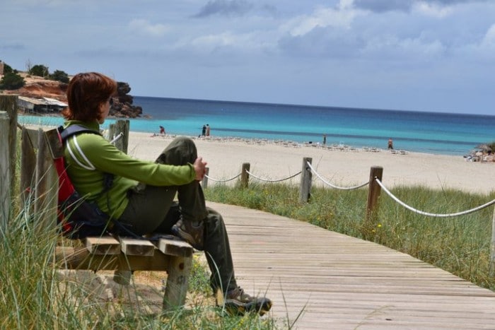 Chegada em Cala Saona | Foto por Cristina Sanfelici