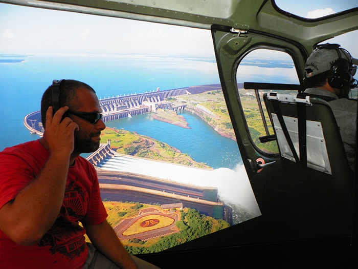Itaipu vista de cima | Foto Arquivo Pessoal José Jayme