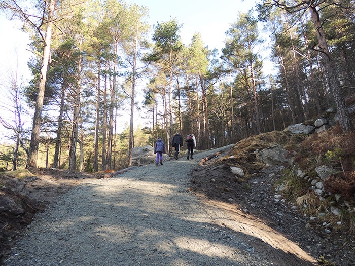 Trilha para o Preikestolen | Foto por Sabrina Levensteinas