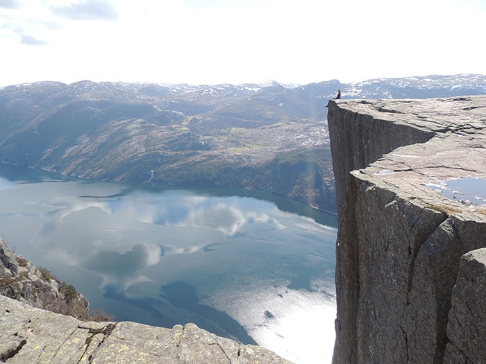 A vista do Preikestolen – de tirar o fôlego | Foto por Sabrina Levensteinas