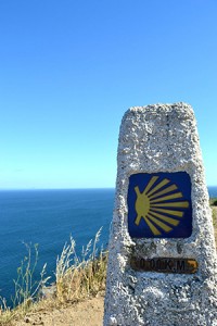 Marco Zero do Caminho de Santiago, em Finisterra