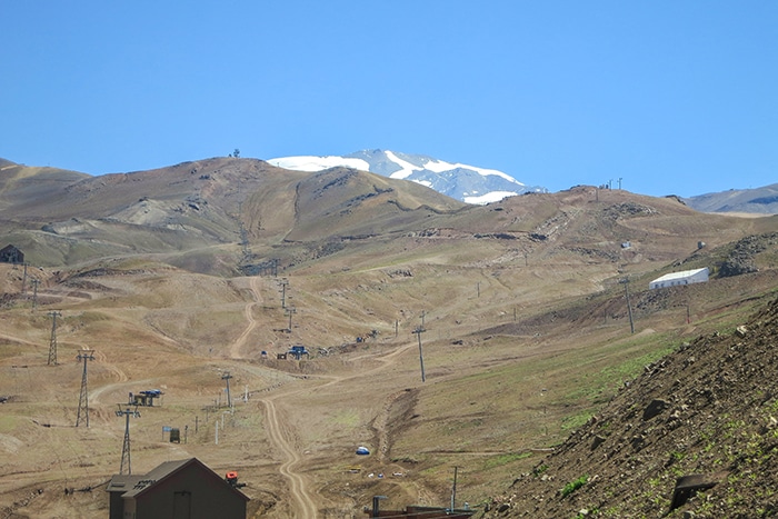 A vista do Valle Nevado | Foto por Sabrina Didoné