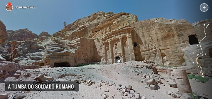 A Tumba do Soldado Romano, em Petra