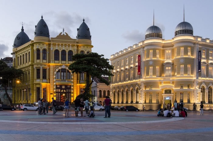 Praça Rio, Marco Zero do Recife | Foto por Portal da Copa/ME