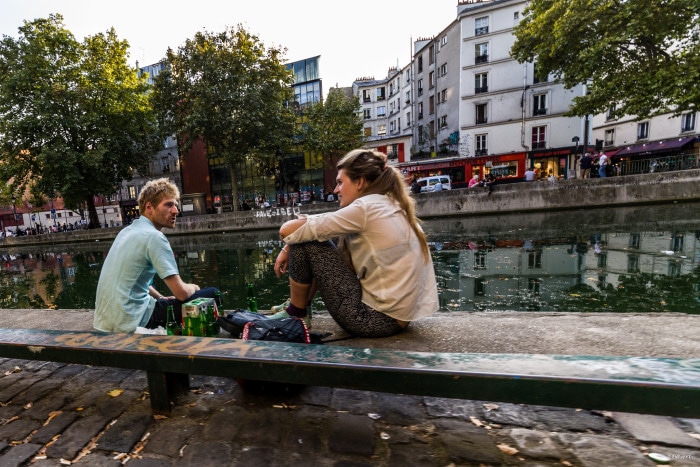 Fim de tarde no Canal Saint-Martin | Foto por #PhilippeCPhoto