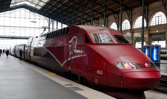 Trem da Thalys que liga Paris a Bruxelas | Foto Thomas Depenbusch