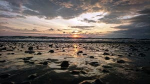Pôr do sol em Ayampe