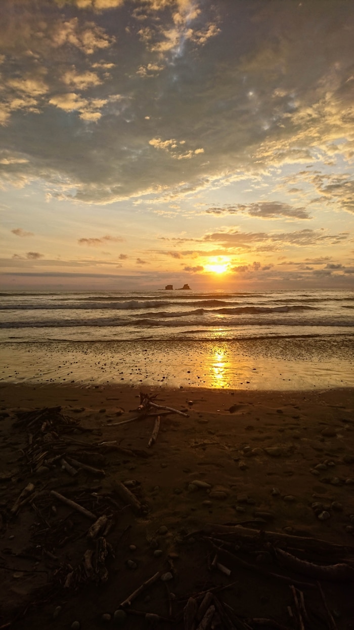 Pôr do sol em Ayampe